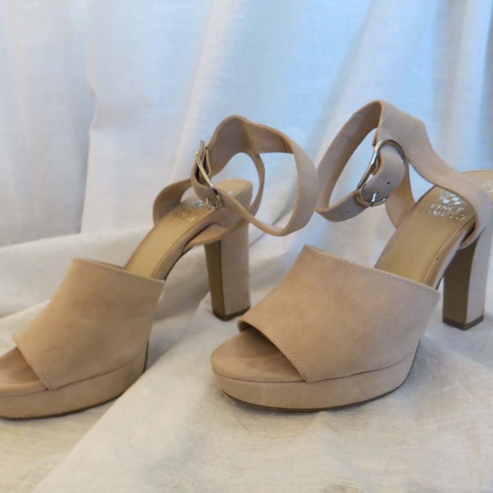 Vince Camuto Chunky High Heel with ankle strap